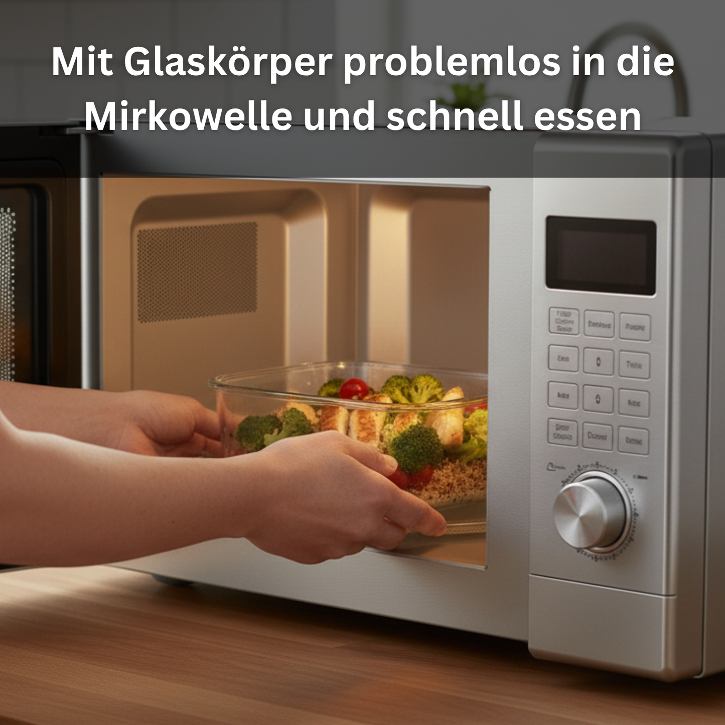 6er Set hochwertige, luftdichte Glasbehälter