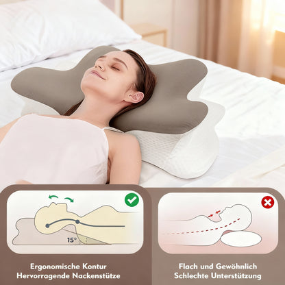Orthopädisches Nackenmassagebettkissen